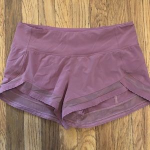 Lululemon time to sweat shorts size 6
